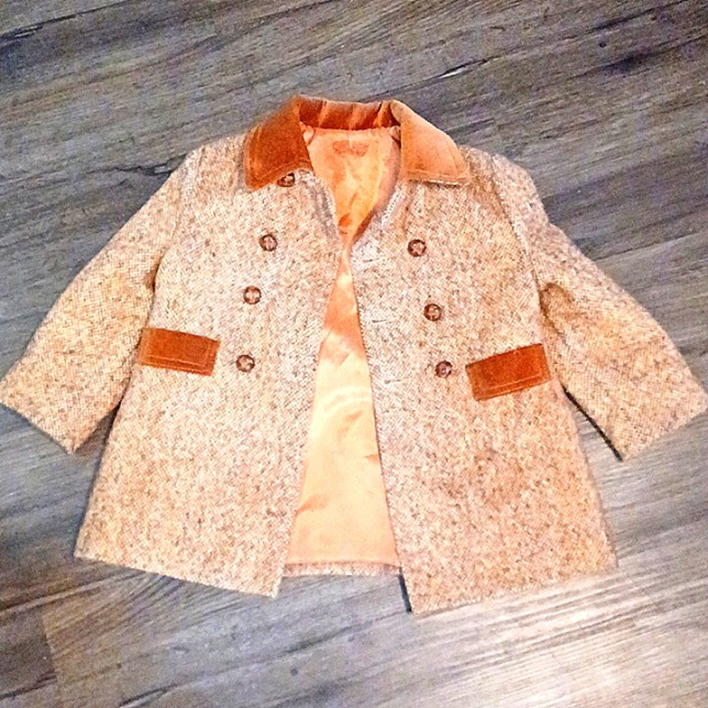 Vintage toddler peacoat